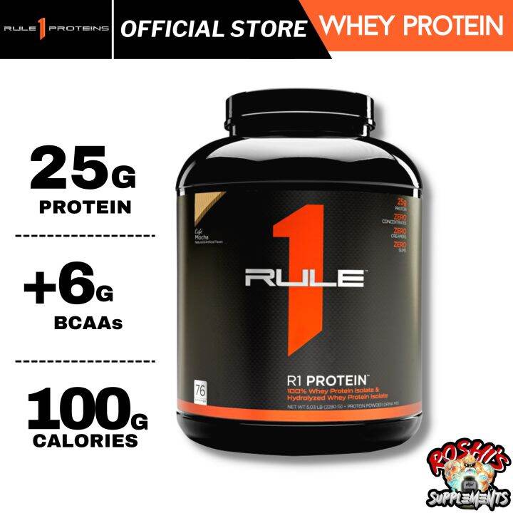 Rule 1 Whey Isolate And Hydrolysate Protein Powder 1lb2lbs Lazada Ph 1554