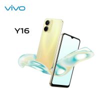 มือถือ วีโว่ vivo โทรศัพท์มือถือ vivo Y16 หน้าจอ 6.51 นิ้ว RAM 4GB/ROM 64GB แบต 5000mAh รองรับชาร์จไว 10W เบา ง่ายพกพา