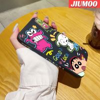 JIUMOO เคส Y9s สำหรับ Vivo S1 Pro ลายการ์ตูนสีเทียน Shin-Chan เคสโทรศัพท์ดีไซน์ใหม่บางสร้างสรรค์ปกป้องขอบสี่เหลี่ยมเคสนิ่มเคสปลอกซิลิโคนกันกระแทก