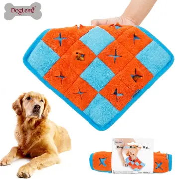 Dog Feeding Mats Snuffle Mats, Dog Training Mats Dog Puzzle Toys, Nosework  Blanket Pet Snuffle Bowl Cat Snuffle Mat for Cats Dogs,Activity Fun Play Mat,  Coffee 