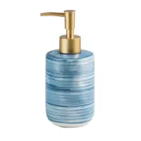 Ceramics Soap Dispenser Bottle Set Bathroom Shampoo Body Soap Bottle Large-Capacity Lotion Press Empty Bottle