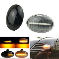 ✥✳ 2 pieces For MINI Cooper R55 R56 R57 R58 R59 CL-R56-LSM-SM Led Dynamic Side Marker Turn Signal Light Sequential Blinker Light