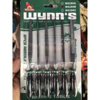 Pro +++ WYNNS ชุดตะไบ หางหนู 6ตัวชุด 4X160mm รุ่น W0289B ราคาดี ตะไบ เหล็ก ตะไบ หางหนู ตะไบ สามเหลี่ยม ตะไบ ท้องปลิง