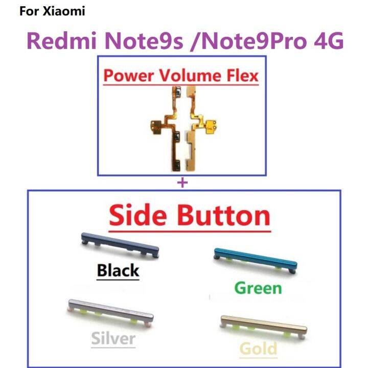New Switch Key Power On Off and Volume up down Side Button Keys Flex