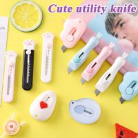 ☎♕ↂ jiyi946012824 Kawaii Utility Knife Paper Cutter Envelope Opener Stationery Student Supplies