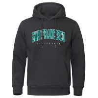 San Francisco California Usa City Letter Mens Hoody Hip Hop Street Streetwear Pocket Crewneck Clothes Pullover Hoodie Size XS-4XL