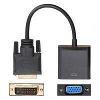 DVI-D Male to VGA Female Converter with IC for computer HDTV PC Laptop Projector Adapters