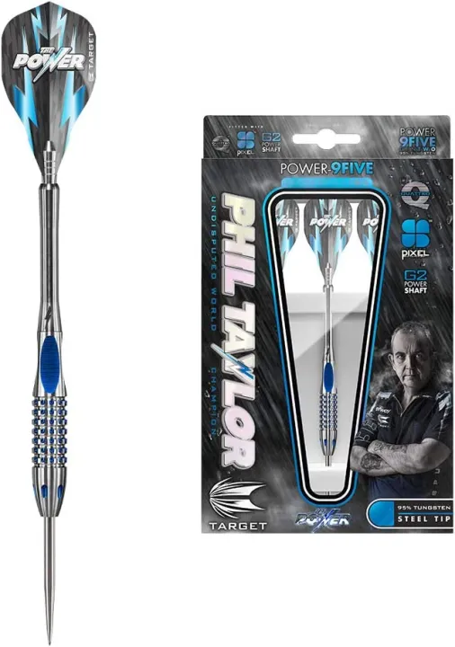 Target Darts - Phil Taylor Power 9Five Generation 2 Steel Tip Darts 22G ...