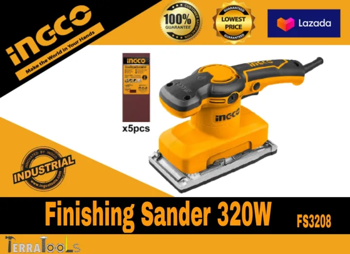 Ingco Fs Finishing Sander W Lazada Ph