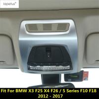 “{》} โคมไฟปลอกคอกันสุนัขเลียหลังคาอ่านสำหรับ BMW X3 F25 F26 X4/5ซีรี่ส์ F10 F18 2012 - 2017 ABS อุปกรณ์ตกแต่งภายในผิวด้าน