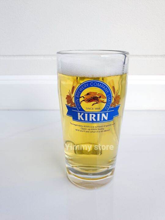 แก้วมัคมีหูจับ-แก้วหนา-kirin-ของแท้-450-ml