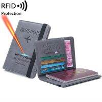 เคสอุปกรณ์เสริมสำหรับเดินทาง,ซองใส่หนังสือเดินทางป้องกัน Rfid แบบปรับแต่งได้พร้อมชื่อดีไซน์เนอร์