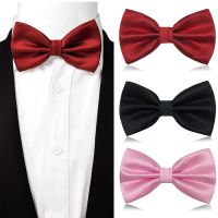 ❀ Fashionable Men Ties Butterfly Party Business Wedding Bow Tie Candy Solid Color Male Bowknot Accessories Neckwear Noeud Papillon