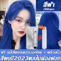 สีผมสุดฮอตในปี 2023 ย้อมผมด้วยตัวเอง ไม่ทำราบเส้นผม  ไม่เจ็บ ระบายสีง่าย   ย้อมผมแบบไม่กัดสี  ย้อมผม ย้อมผมสีชานมใต้หวัน ย้อมผมปิดหงอก