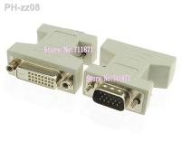 DVI 24 1 Female to VGA 15P Male Adapter DVI-D Female to 15P D-Sub Male Connector VGA connnect DVI Converter VGA D-Sub to DVI