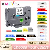 ▬ KMCYinks 231 Label Tape 12mm Compatible for Brother Ptouch Label Maker Ribbon tze231 tze221 for PTH110 PTD210 6mm/9mm/18mm/24mm