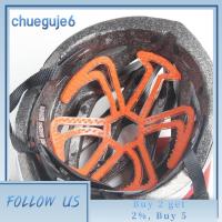 CHUEGUJE6แผ่นซิลิโคน4สีที่ระบายอากาศได้แผ่นแผ่นรองหมวกกันน๊อคด้านในยืดหยุ่นแผ่นรองหมวกกันน๊อคแผ่นซับในหมวกนิรภัย