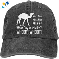 Unisex Mike! Hump Day! Vintage Washed Twill Baseball Caps Adjustable Hats Funny Humor Irony Graphics of Adult Gift Black