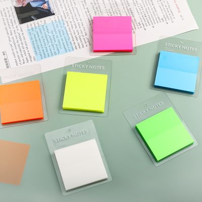 Transparent Note Self-Adhesive Memo Notepad School Office Supplies Stationery