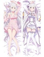 ปลอกหมอนผ้าคลุมเตียง Dakimeru อนิเมะญี่ปุ่น Yingke Re Zero Kara Hajimeru Isekai Seikatsu Emilia หมอนกอด