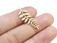 【YD】 20pcs Earring Charms Leaves Findings 28x0.8mm 28.6x0.85mm Pendant Jewelry Making R428