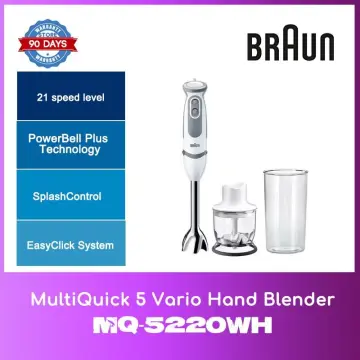 Braun Multi Quick 5 Vario 21-Speed Black Immersion Hand Blender