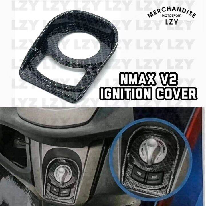 Nmax V2 Ignition Switch Cover Carbon Design High Quality Lazada PH
