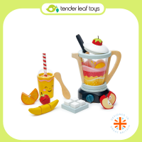 Tender Leaf Toys ของเล่นไม้ ชุดทำอาหาร ของเล่นบทบาทสมมติ เครื่องปั่นน้ำผลไม้เพื่อสุขภาพ Mini Chef Fruity Blender