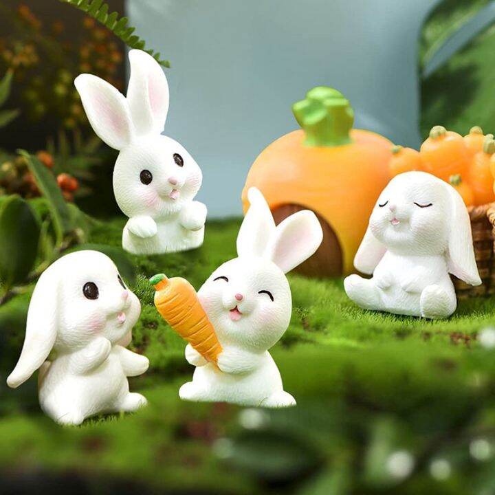 7pcs-miniature-garden-figurines-rabbit-mini-animals-figurines-diy-crafts-ornament-mini-landscape-decor-for-cake-toppers