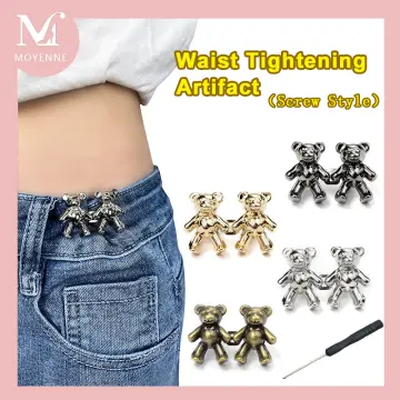 1PCS Metal Button Extender for Pants Jeans Free Sewing Adjustable