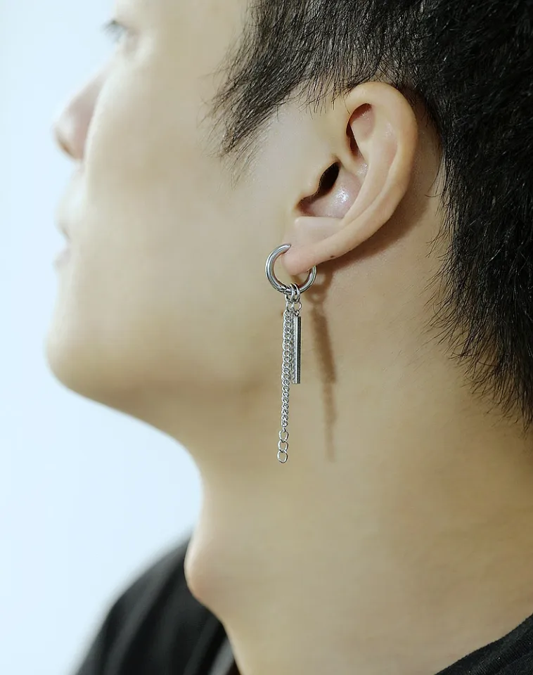 Details 89+ chain earrings male 3tdesign.edu.vn