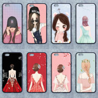 เคส Oppo A77 / F3 ใช้เคสเดียวกัน ลายผู้หญิง ขอบนิ่มหลังแข็ง เคสมือถือ Case TPU