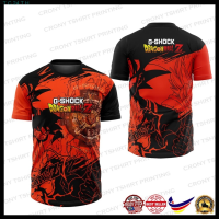 Dragoll 2023！Ga New！110 Sublimated Z X Printed T-shirt [UNK] Short Sleeve T-shirt [UNK] Long Sleeve [UNK] Collar [UNK] Plus Size High quality products （Freeprinting of names）