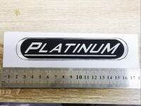 สติ๊กเกอร์ PLATINUM ISUZU D-MAX Sticker PLATINUM แพทตินั่ม (สติ๊กเกอร์สีตามรูป)  มีเก็บปลายทาง (งานเรซิ่นพร้อมกาว) ผลิตในไทย ไม่ใช่ของจีน