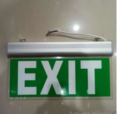 Lampu Exit Led Lampu Petunjuk Darurat Emergency EXIT Lamp Acrylic ...