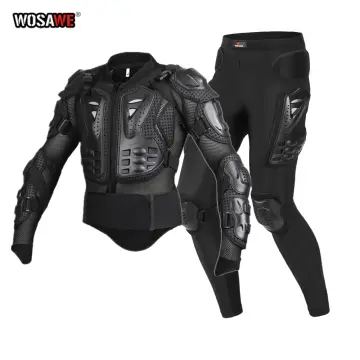 Men Motorcycle Body Armor Motocross JacketPants Racing Moto Motorbiker  Protection Red Jacket 4XL  Amazonae Automotive