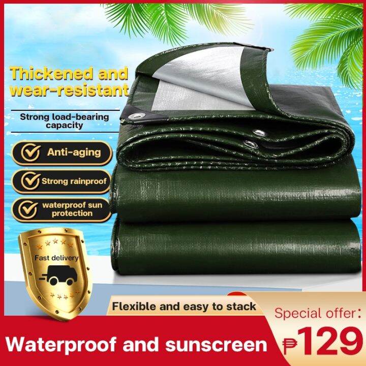 【Home&Living】 Trapal waterproof makapal Canopy heavy duty outdoor ...