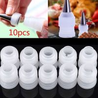 【CC】☬✱  Fashion 10Pcs Icing Piping Nozzles Tips Decorating Converter Coupler Pastry