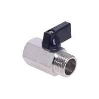 1pc Mini Brass Ball Valve 1/2  1/4"  1/8" BSP Male To Female Air Compressor Valves Bar  Wine Tools