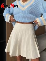 【CC】☂●▩  Womens Short Skirt Pleated Waist Tennis with Shorts A School Skirts for