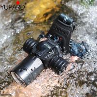 YUPARD ไฟฉายคาดศีรษะสำหรับดำน้ำลึก L2 LED Diver กันน้ำไฟใต้น้ำ T6โคมไฟไฟหน้าสีเหลือง/สีขาว