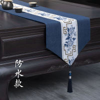 table runner tablecloth ธงโต๊ะสไตล์จีนใหม่โต๊ะน้ำชาสไตล์เซนหรูหราเบาๆโต๊ะน้ำชาระดับไฮเอนด์ผ้าแถบยาวผ้าขนหนูโต๊ะน้ำชาธงน้ำชาโต๊ะน้ำชาผ้าธงเตียง