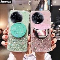 Realme เคสโทรศัพท์11X 11 5G ดวงจันทร์ประกายดาวซิลิโคนนิ่มกระจกโปร่งใสกันตกสำหรับ Realme 11 5G 11x เคสใส่โทรศัพท์