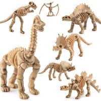 Dinosaur Toys For Kids Mini Dinosaur Skeleton Simulation Model Set Action Figure Jurassic Collection Model Toys Home Decorations