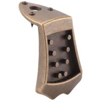 Bronze Metal Triangle Mandolin Tailpiece Parts for 8 String Arched Top Mandoline Replacement