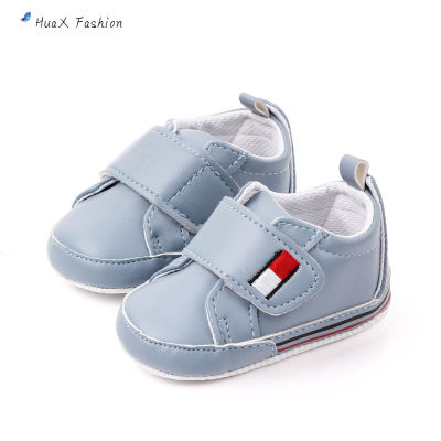 HuaX รองเท้าผ้าใบเด็กทารกรองเท้าทารกหญิงนุ่ม Pu Soft Sole Multicolor กีฬารองเท้าสำหรับ3-12เดือน