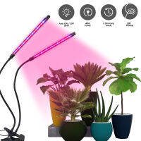 20W 40LEDs Grow Lightกับไฟสีแดงสีน้ำเงินหลอดไฟ3/9/12Hจับเวลา9ความสว่างLevesสำหรับโรงงานในร่มต้นกล้าSunlike Full SpectrumปรับGooseneckปลูกพืช (ประเภท2) โคมไฟคู่