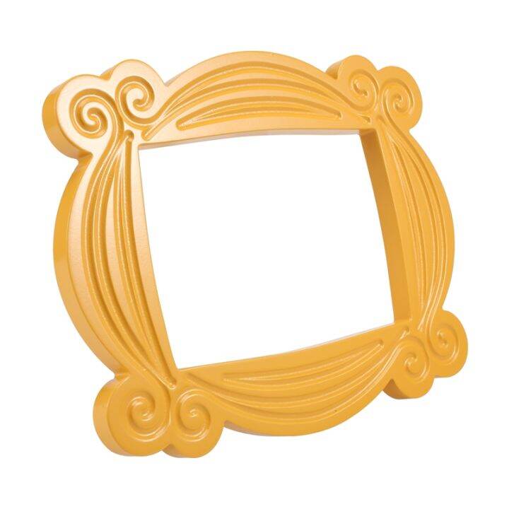 Handmade Monica Door Frame Wood Yellow Photo Frames Collectible Home