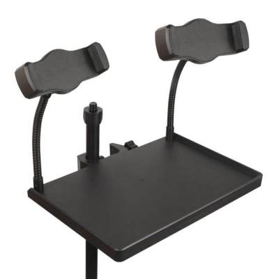 Phone Holder Microphone Stand Tray Thickened Microphone Stand Clamp Universal Sound Card Tray for Live Broadcast Stage Recording typical