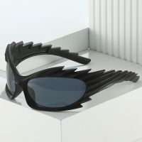 【CC】☾۞♀  New Hedgehog Sunglasses Personalized Riding Glasses Trend UV400 Brand Designer